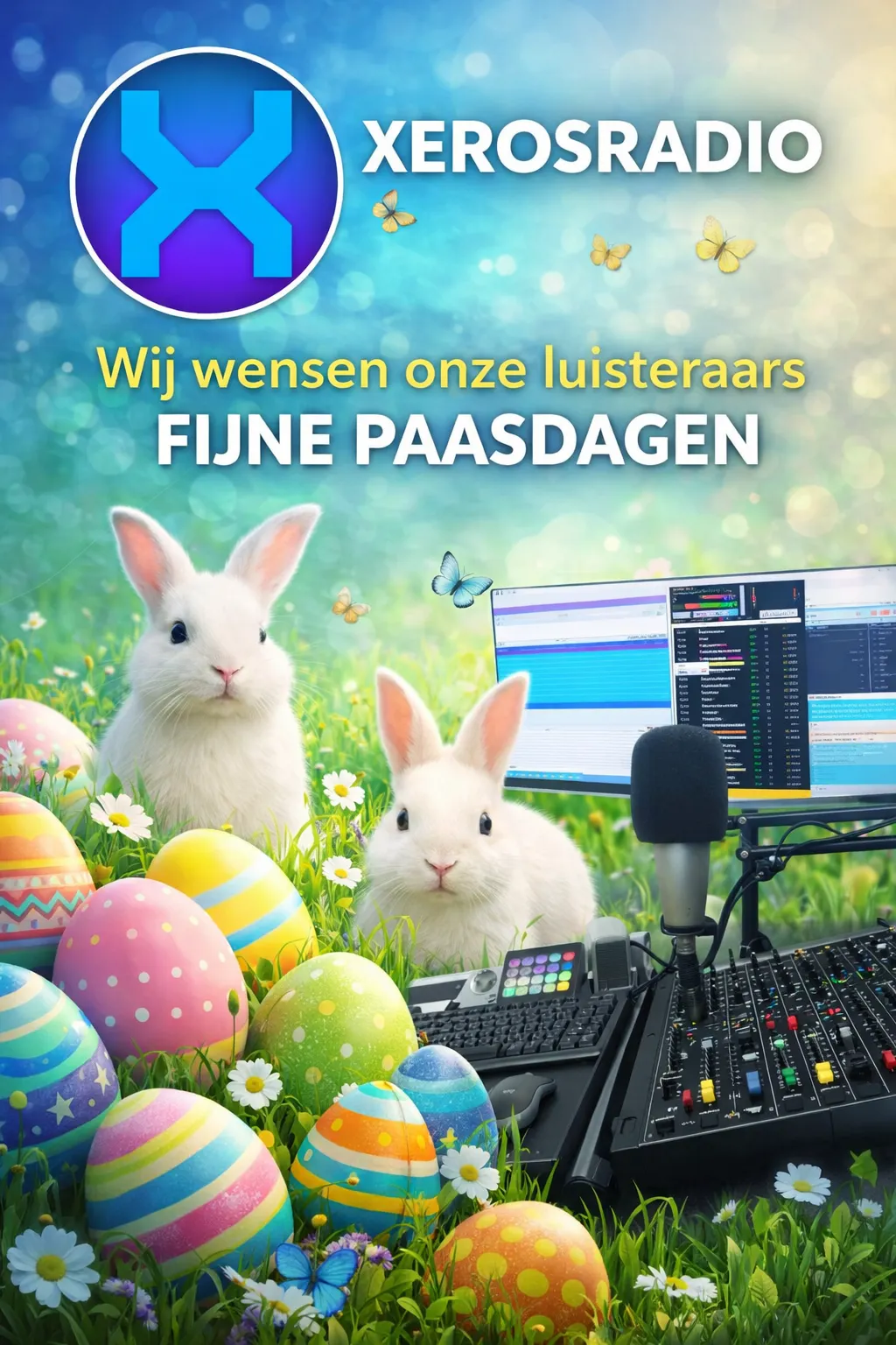 Vrolijke Paasgroeten van XerosRadio 🐣🌸