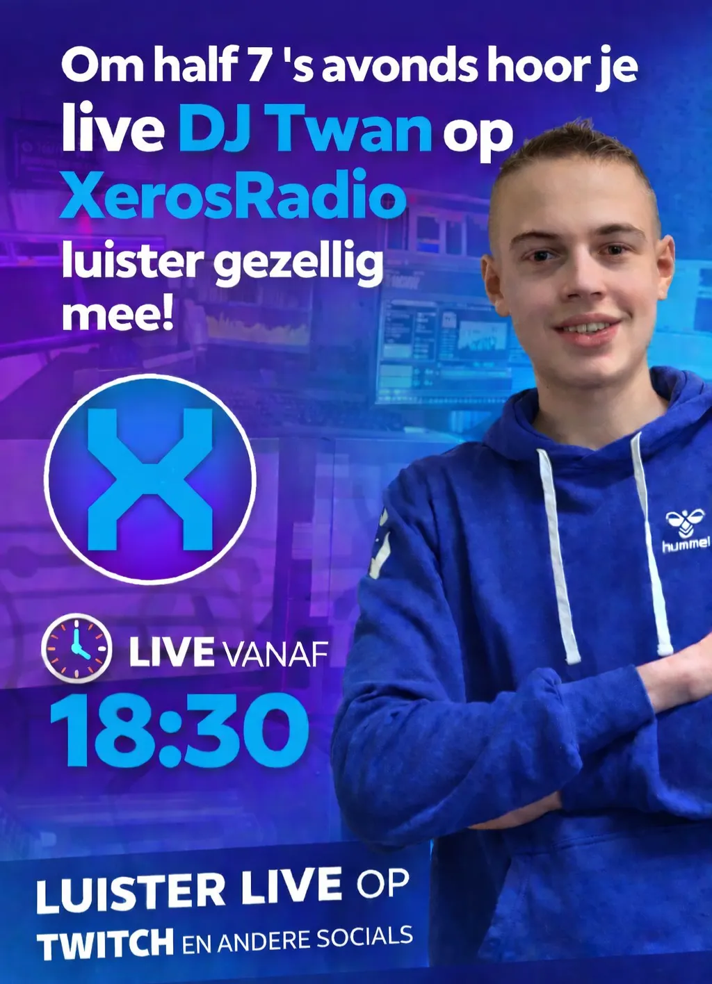 Live met DJ Twan vanavond op XerosRadio 🎧