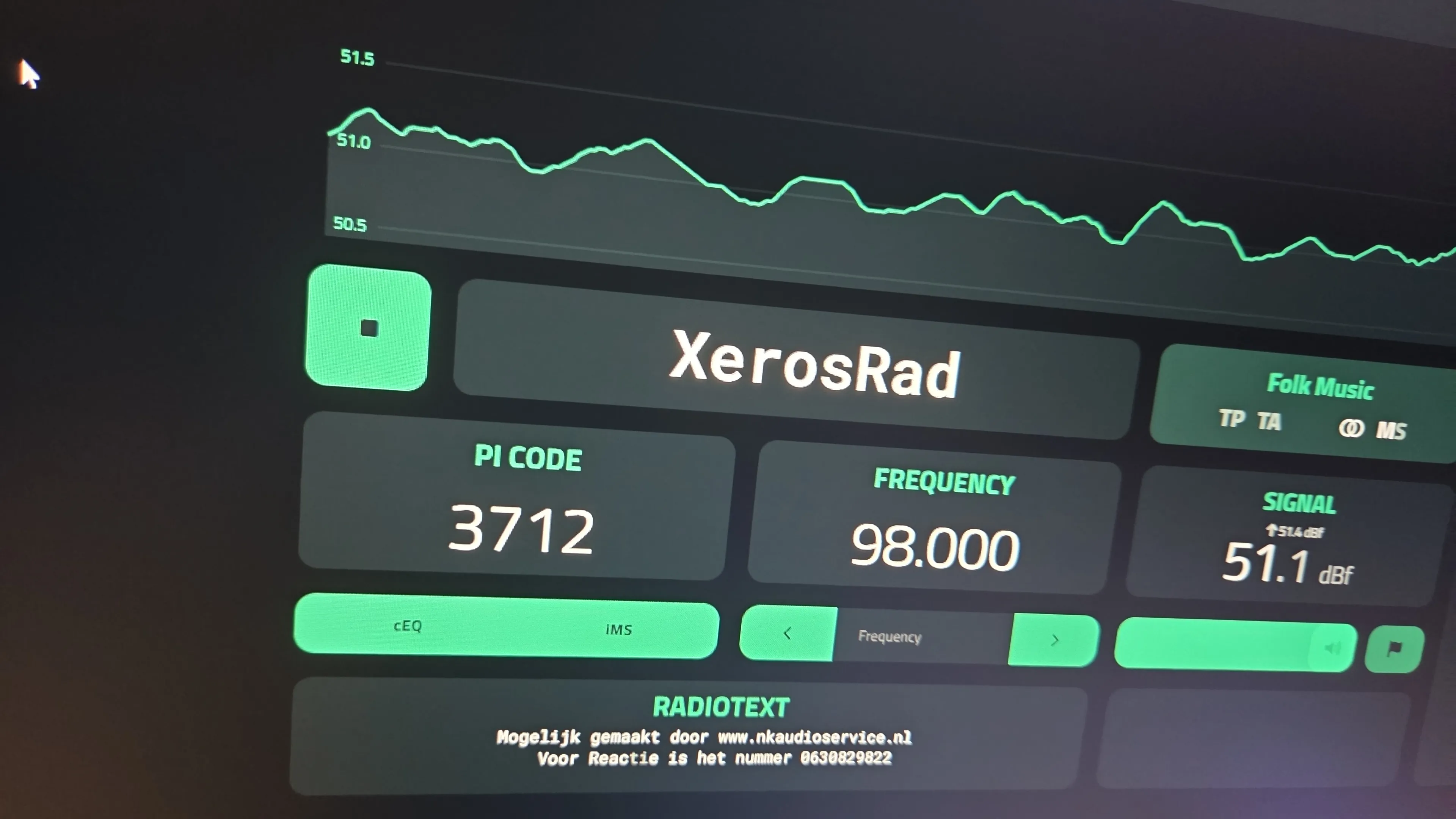 XerosRadio was live op de fm