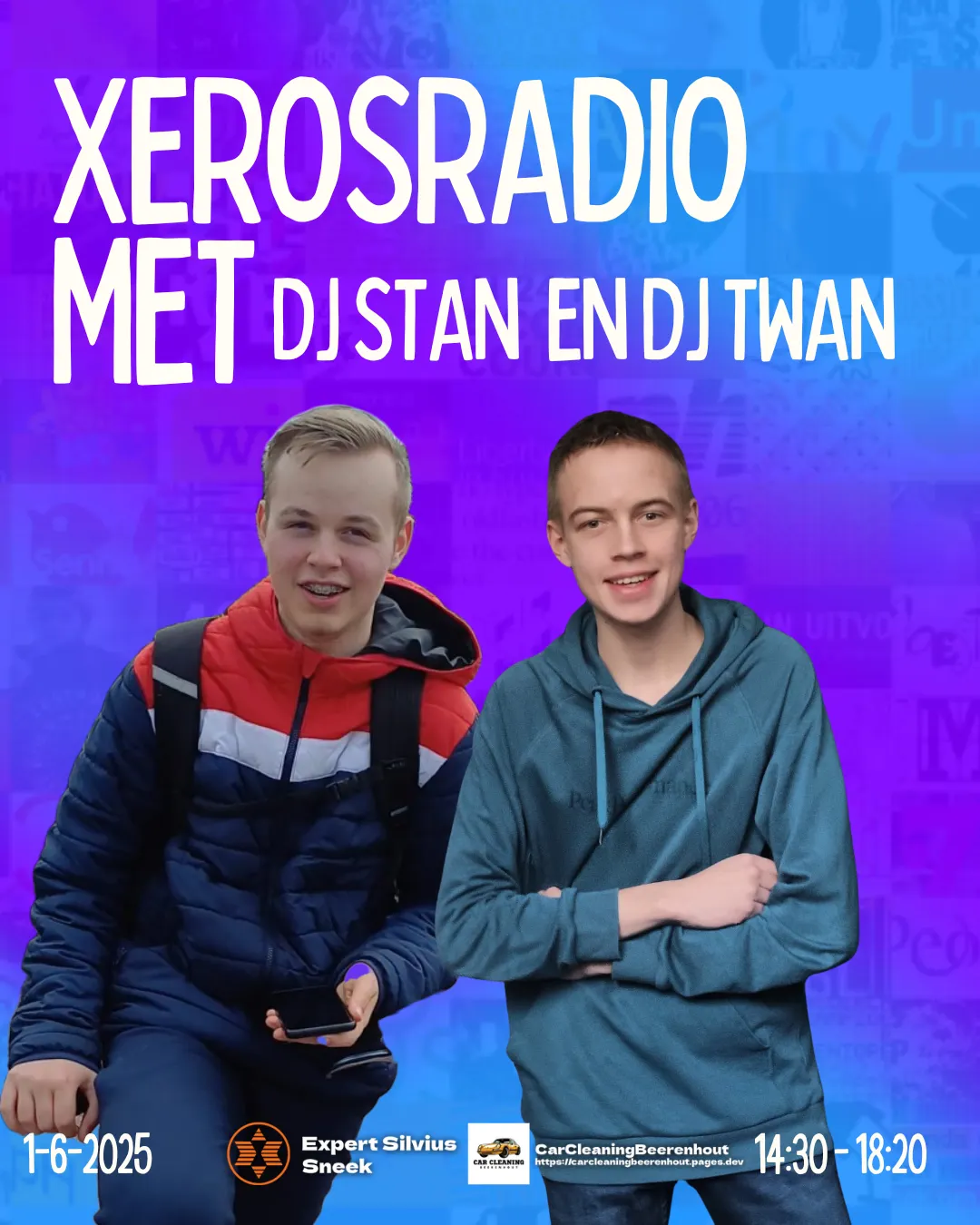 Vandaag was vanaf 14:30 de uitzending van Stan en Twan te horen